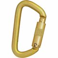 Sunbelt Carabiner-Offset Keylock, Supersafe, SS 5" x3" x1" A-B1ABKL200SS